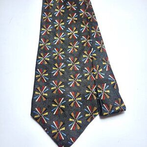 Gianfranko Ruffini Men's Necktie 100% Silk Geometric Pattern W-3.75 L-55
